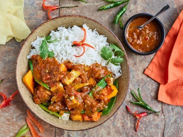 Tofu & Vegetable Jalfrezi Curry