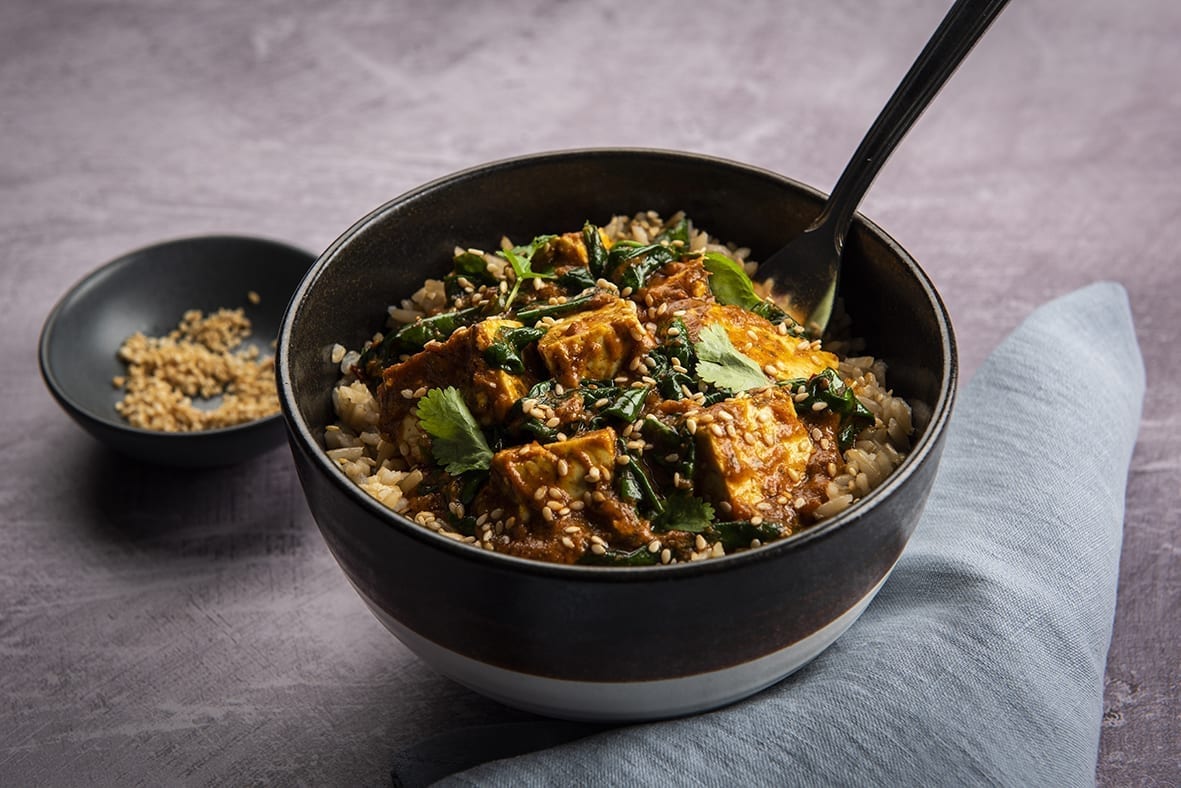 Tempeh & Spinach Tikka Masala