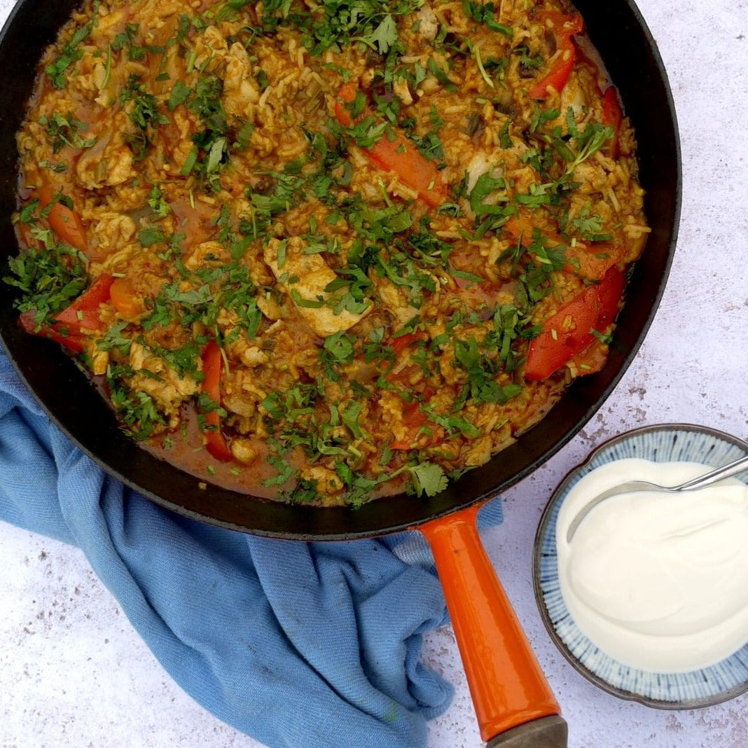 Chicken Tikka Biryani Low FODMAP Recipe